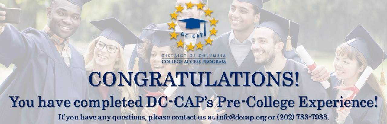 DC-CAP Congratulation with college graduations